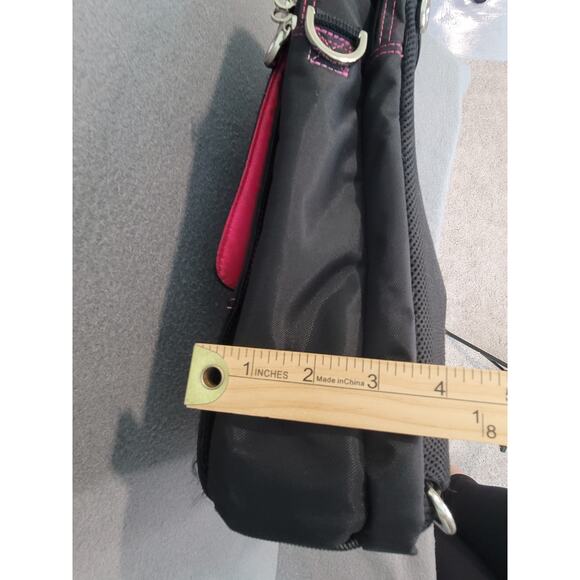 Targus Keira Laptop Backpack Crossbody Bag – Black/Pink – EUC – 14” Travel - Picture 8 of 8